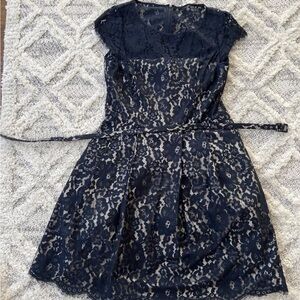 Eliza J Blue Lace Fit And Flare  Size Dress 12